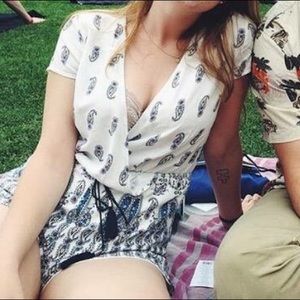 Boho printed romper
